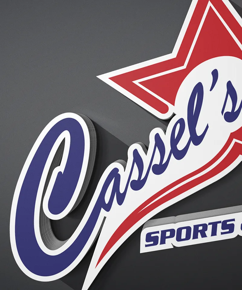 Cassel's Sports & Awards past slide