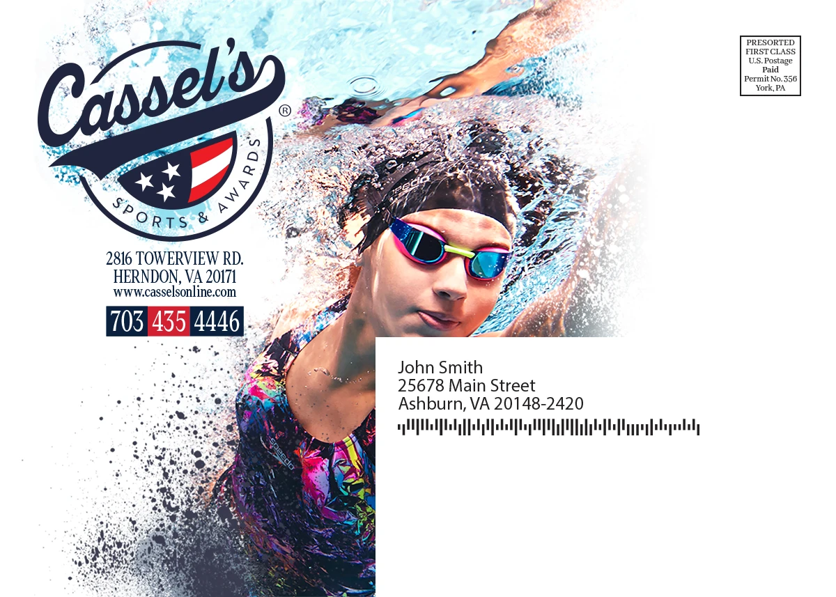 Cassel's Swim mailer front