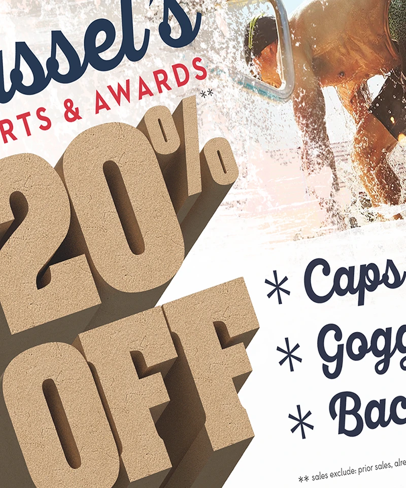 Cassel's Swim mailer back slide